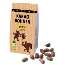 Zotter bio negrauzdētas kakao pupiņas, veselas, 100g